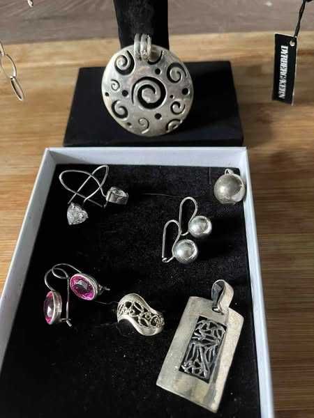 Комплект сребърни бижута