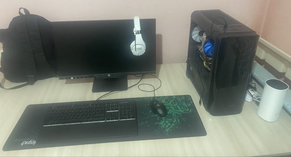 Игровой компьютер в сборе