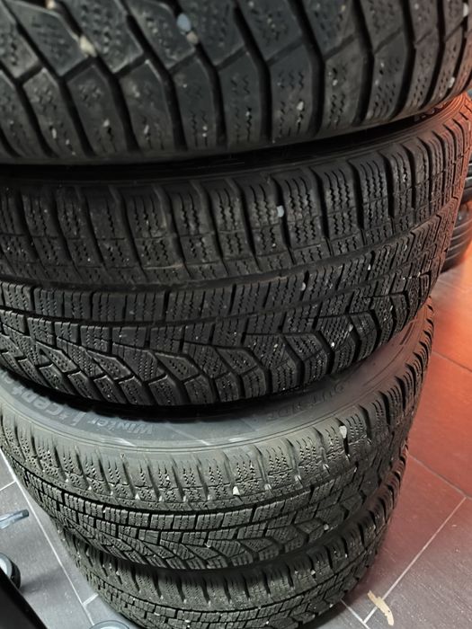 Jante Aliaj Aluett 4x100 R 17 8J ET35 Gume Iarna 215 45 R17