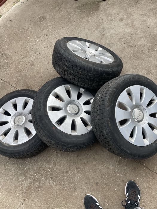Jante audi 16 cu cauciucuri de iarna