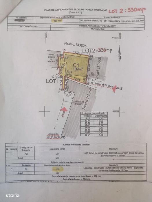 Ultracentral Iași, Piața Mihai Eminescu Vila interbelică de vânzare