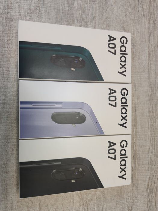 НОВ! Samsung Galaxy A07 128GB 4RAM Green Black Voilet 2г. Гаранция!