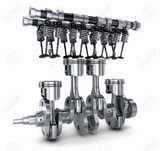 Piston cu segmenti, pompa injectie arbore cotit perkins 6.354.4t