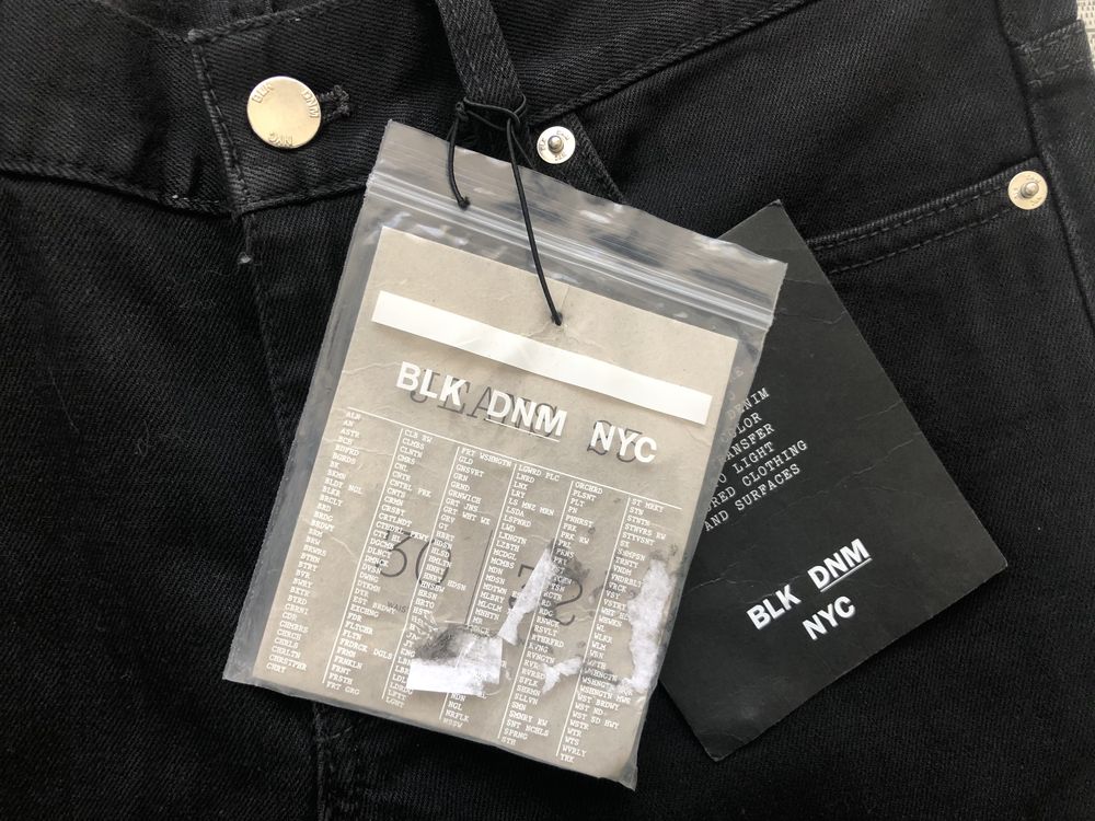 НОВИ BLK DNM Black Skinny 25 Jeans 100%  ОРИГИНАЛНИ мъжки дънки - 30