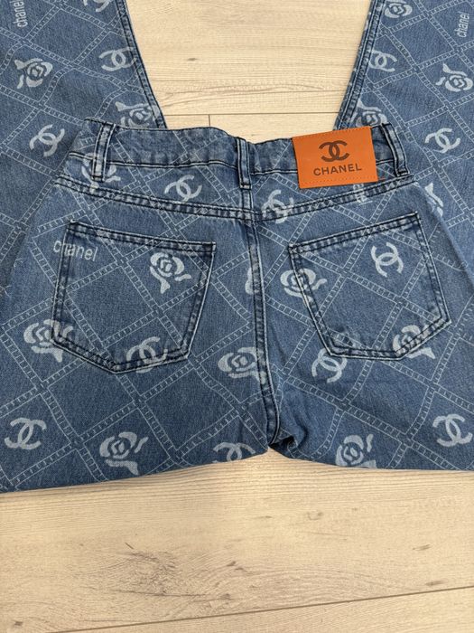 Дамски дънки прав крачол