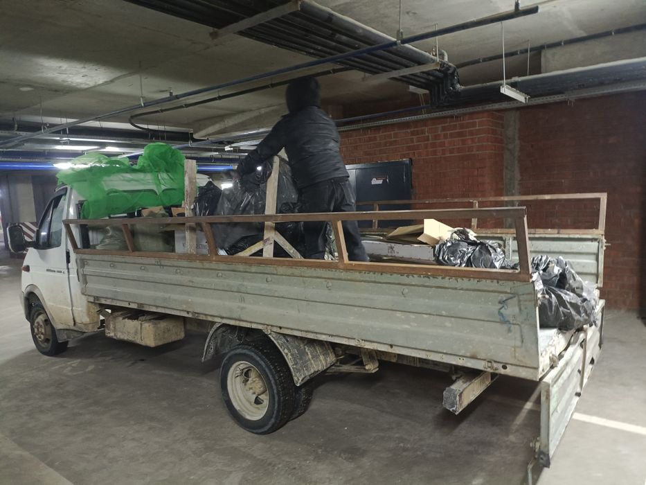 Услуга вывоз мусора. Уборка мусор