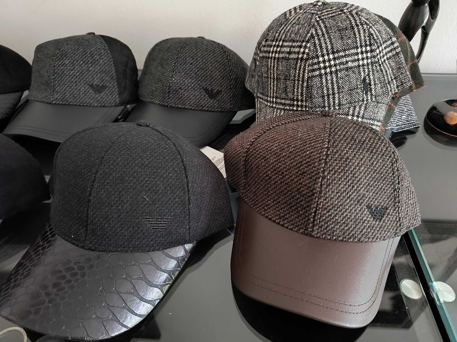 Мъжка шапка с козирка , мъжка кожена шапка , каскети