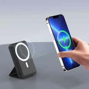 Yiisonger Magnetic Powerbank 10000mAh/стойка/USB-C/LED дисплей/22.5WPD