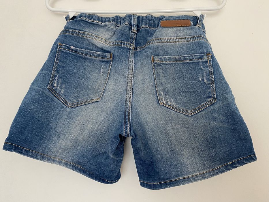 Pantaloni scurți blugi fetiță -Zara/ Y.F.K- 152 cm/11-12 ani.