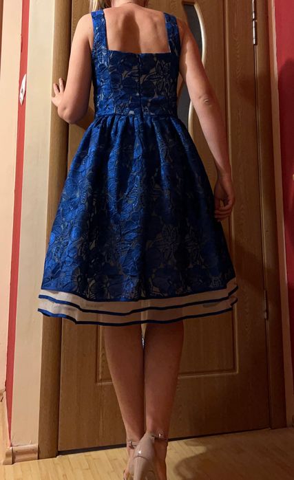 Rochie ocazie albastra mărime S, vezi și alte anunțuri rochie Ana Radu