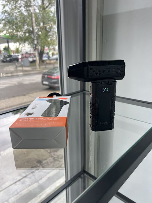 Suflantă electrică portabilă 80.000 RPM – baterie 3000 mAh