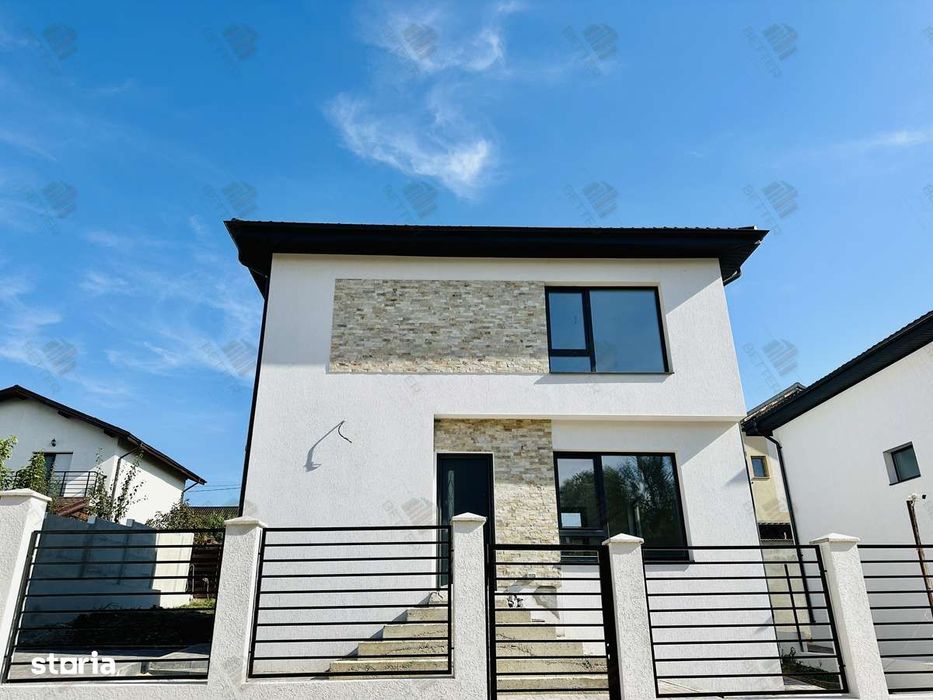Casă Modernă de Vânzare Berceni, Ilfov – 4 Camere 3 Băi Gata de Mutare