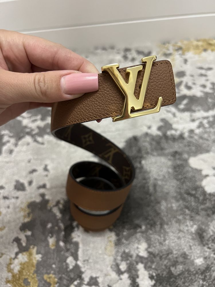 Curea LOUIS VUITTON-gravura interior:Piele naturală