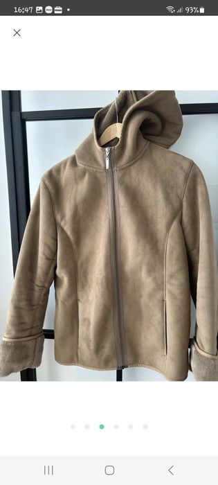 Палто от еко велур Next