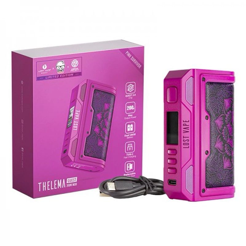 Mod Thelema Quest 200W Pink Survivor / Lost Vape