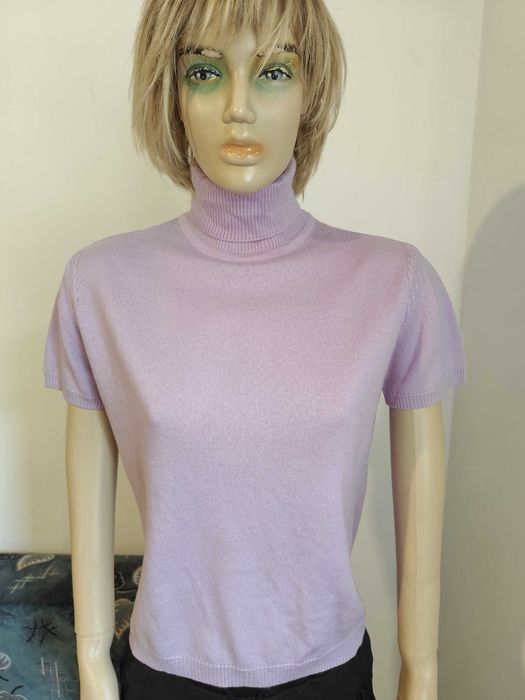 Bluza lila din lina pura virgina Made in Germany-masura M/L-Noua!