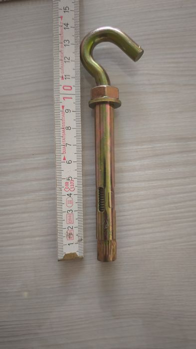 Анкер с крючком, анкер с кольцом, клиновой анкер, карабин пожарный.