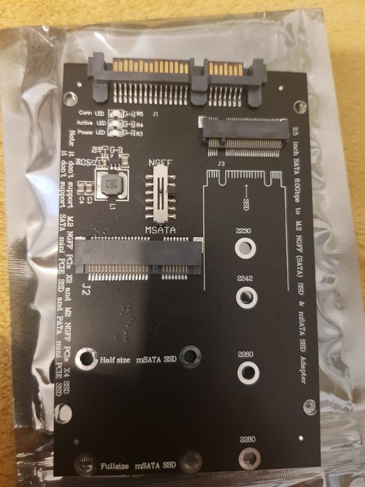 Adaptor 2.5inch la M2, memorie ddr4 4Gb