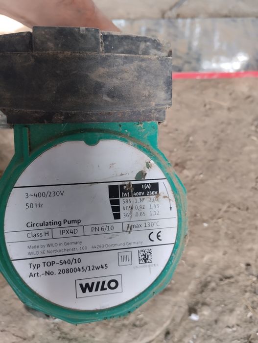 Vând pompa centrala