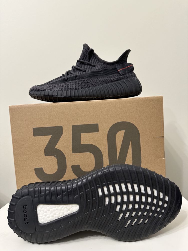 Reducere ! Yeezy Boost 350 - Black Static (Reflectorizant)