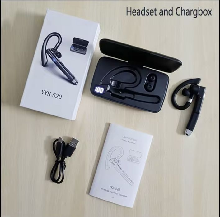 Безжична слушалка с микрифон за шофиране спорт и развлечение