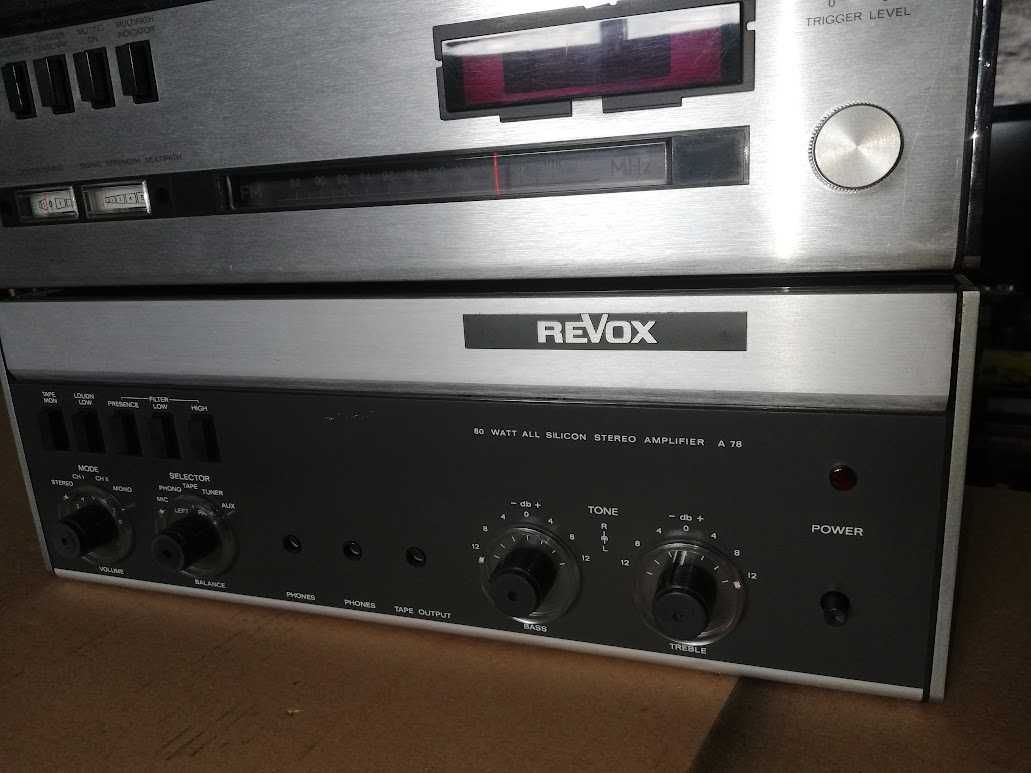 vand statie REVOX A78,amplificator