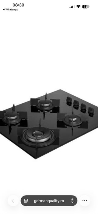 Plită pe gaz cu aprindere electrică artic