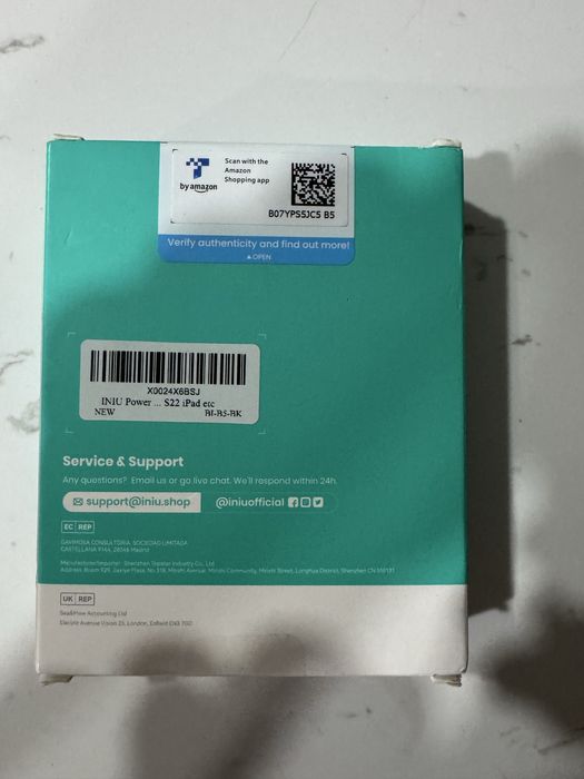 Powerbank iniu 20000 mah fastcharger