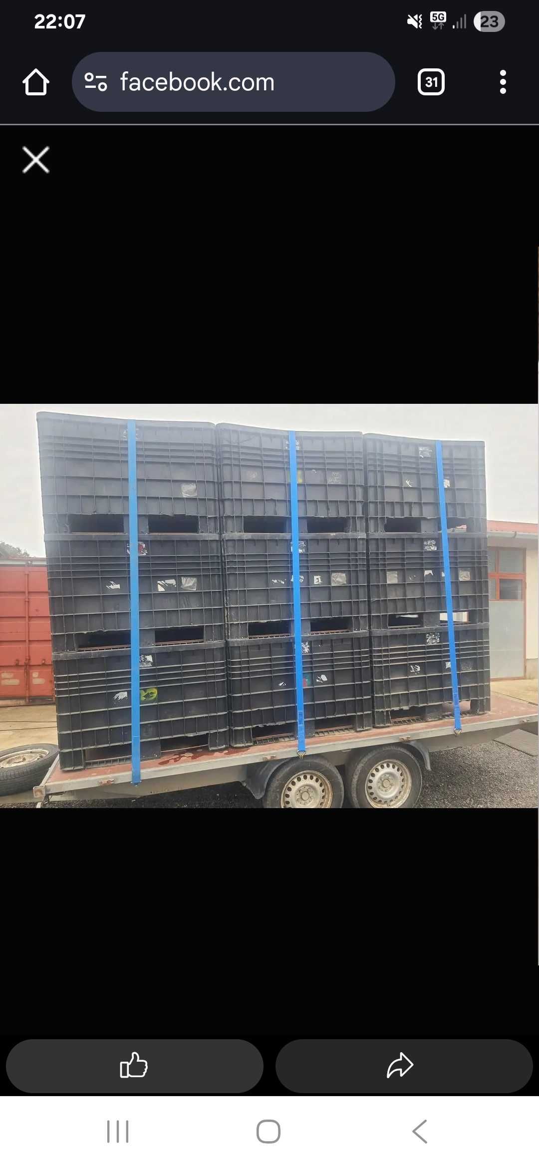 Box palet folosit