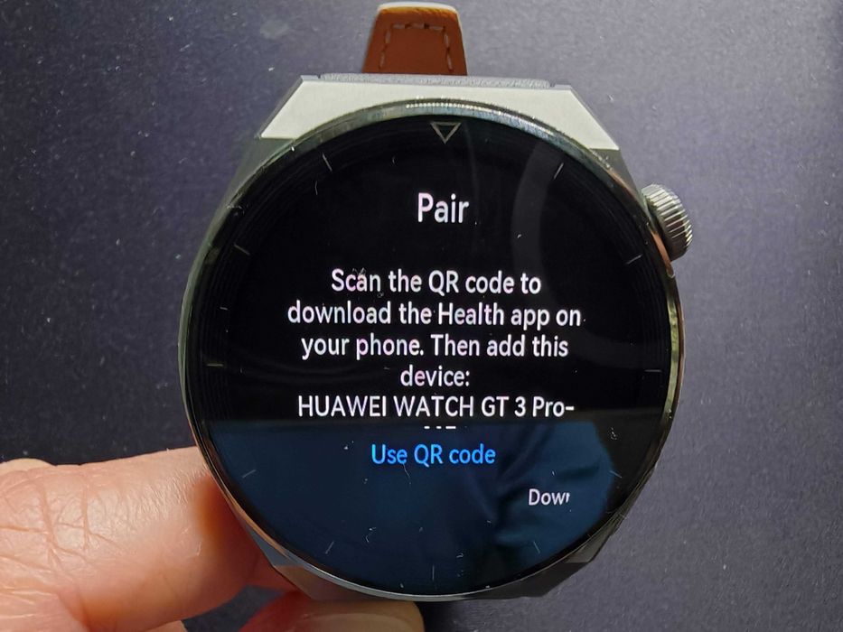 HUAWEI WATCH GT 3 Pro 46mm carcasă Titan, curea piele gri noua