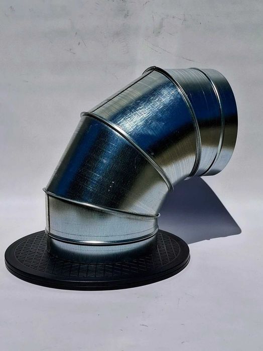 Коляно за аспирация ф250 поцинковано