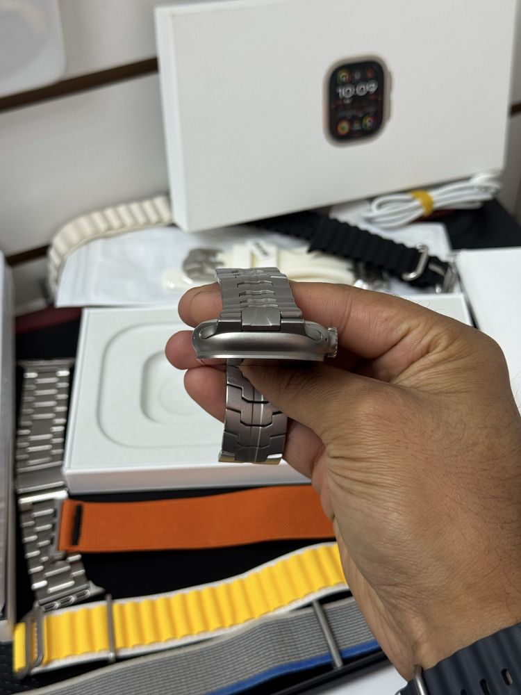  Apple Watch Ultra Gen2 titanium Olive Alpine Loop