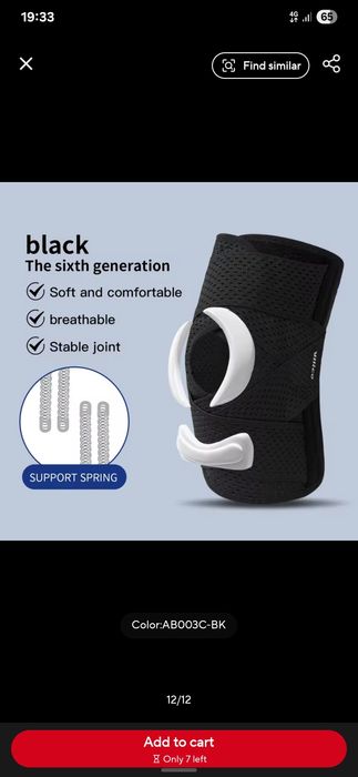 Orteza genunchi L-XL