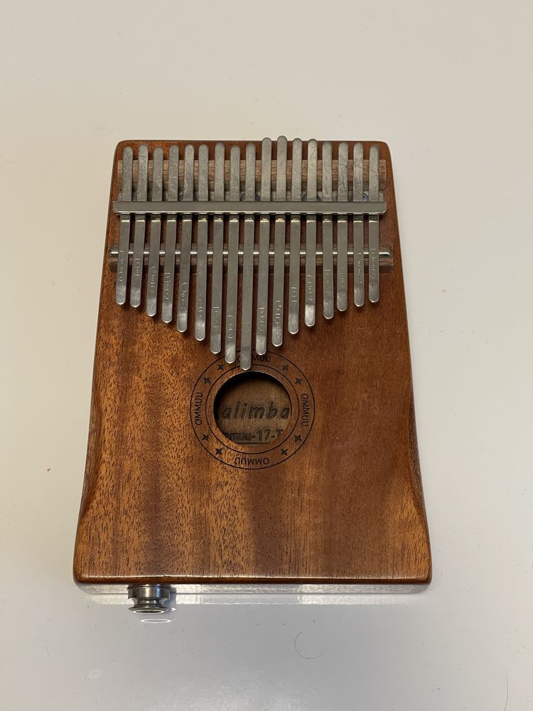 Instrument Muzical Kalimba din lemn electro-acustic