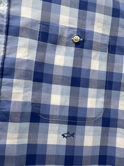 Camasa PAUL&SHARK Carouri Maneca Scurta Barbati | Marime M