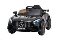 Masinuta electrica pentru copii 1-3 ani cu roti moi Mercedes GTR Negru