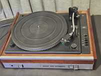 Проигрыватель виниловых дисков Вега-106.Состояние.АС Fine Audio f500.