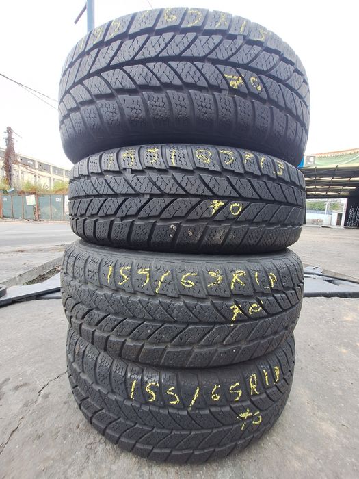 4 anvelope iarna 155/65r13 Evergreen Montaj Gratuit