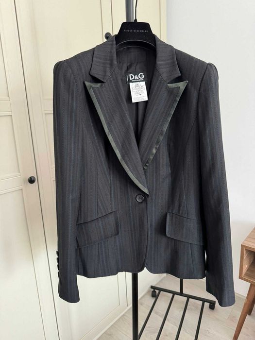Dolce Gabbana original sacou lana elegant marime S
