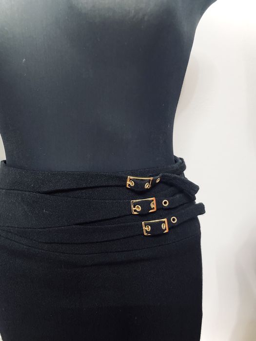 Fusta Dolce Gabbana D&G office lana neagra originala