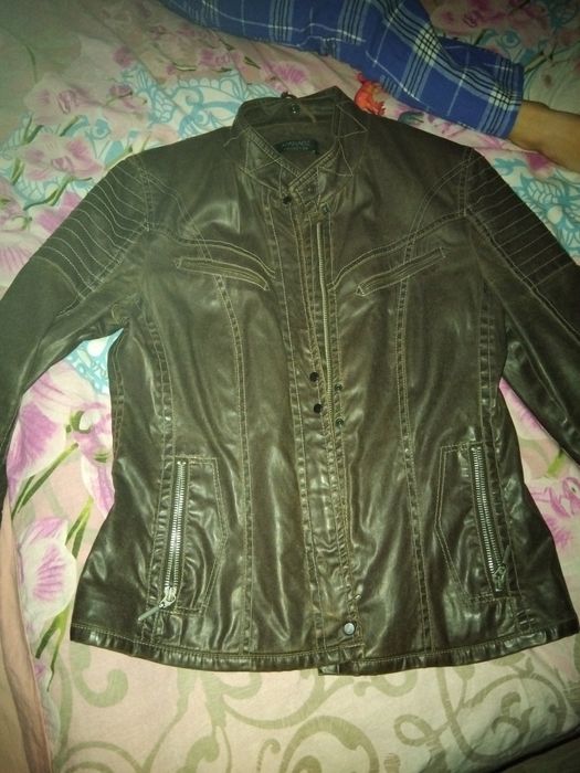 Geaca de toamna, imitație de piele, marimd s-m