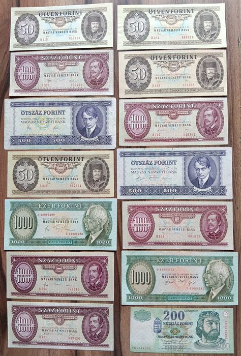 Bancnote Ungaria și Norvegia