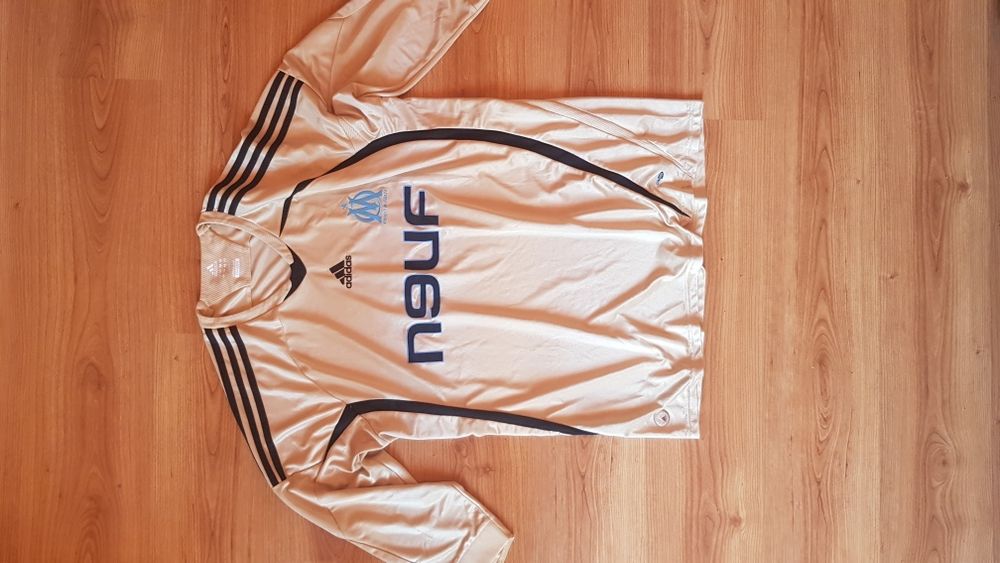 Tricou Olympique Marseilles original Adidas marimea XL