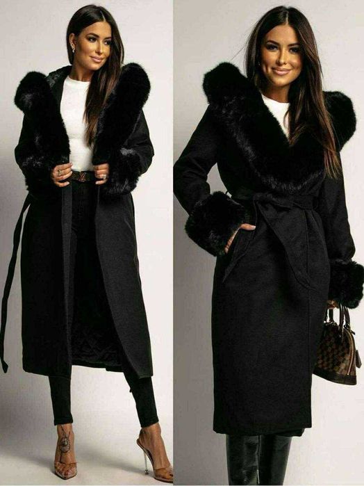 Стилно дамско палто