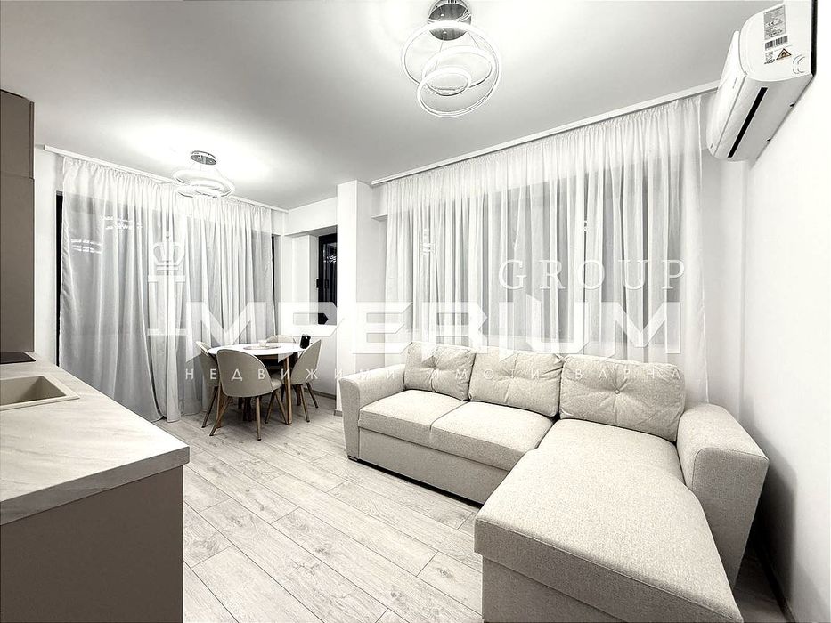 ЧИСТО НОВ! Двустаен апартамент под наем в района на м-т Пчелина, гр.