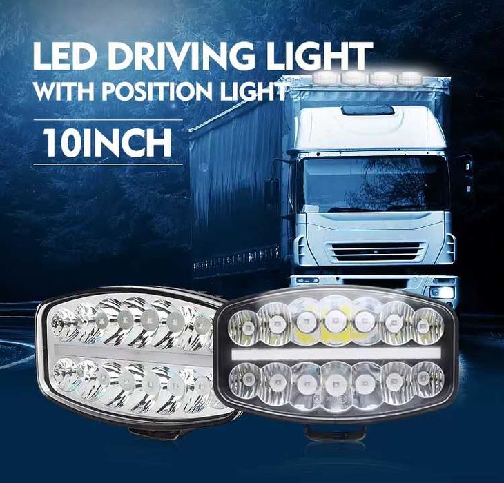 180W Мощен LED Диоден Халоген за Камиони Халогени за ролбар за Камион