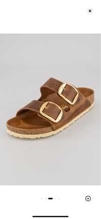 Birkenstock - Papuci de piele Arizona,