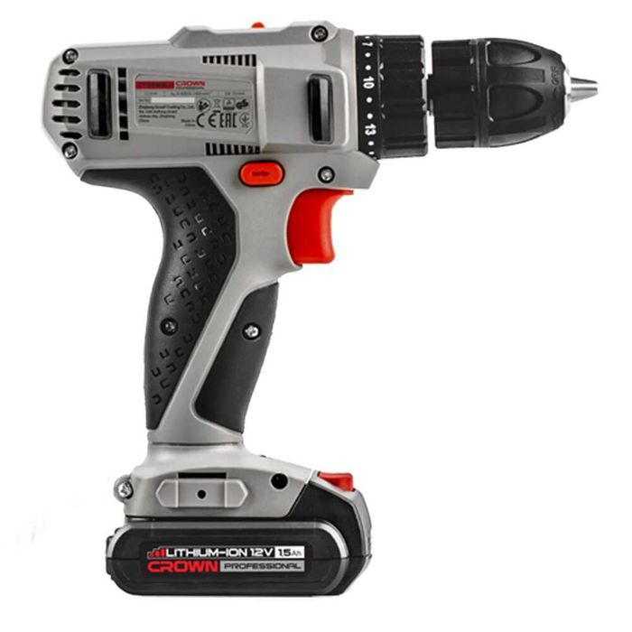 Аккумуляторный шуруповёрт CROWN CT21052LH-1.5 BMC | 12 В