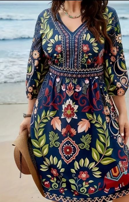 Дамска рокля с джобове