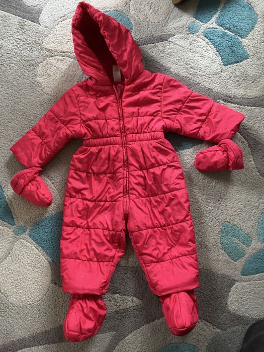 Combinezon iarna roz fucsia fetite 74